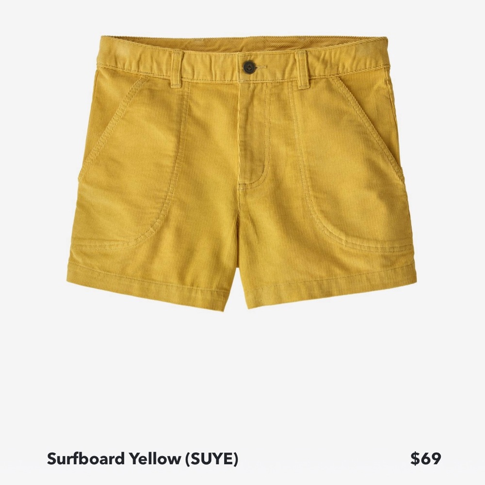 patagonia w’s cord stand up shorts -3”